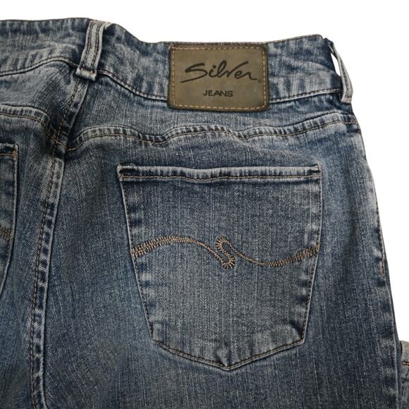 Silver Jeans Womens 29/33 Medium Wash Boot Cut Jeans - Picture 7 of 12